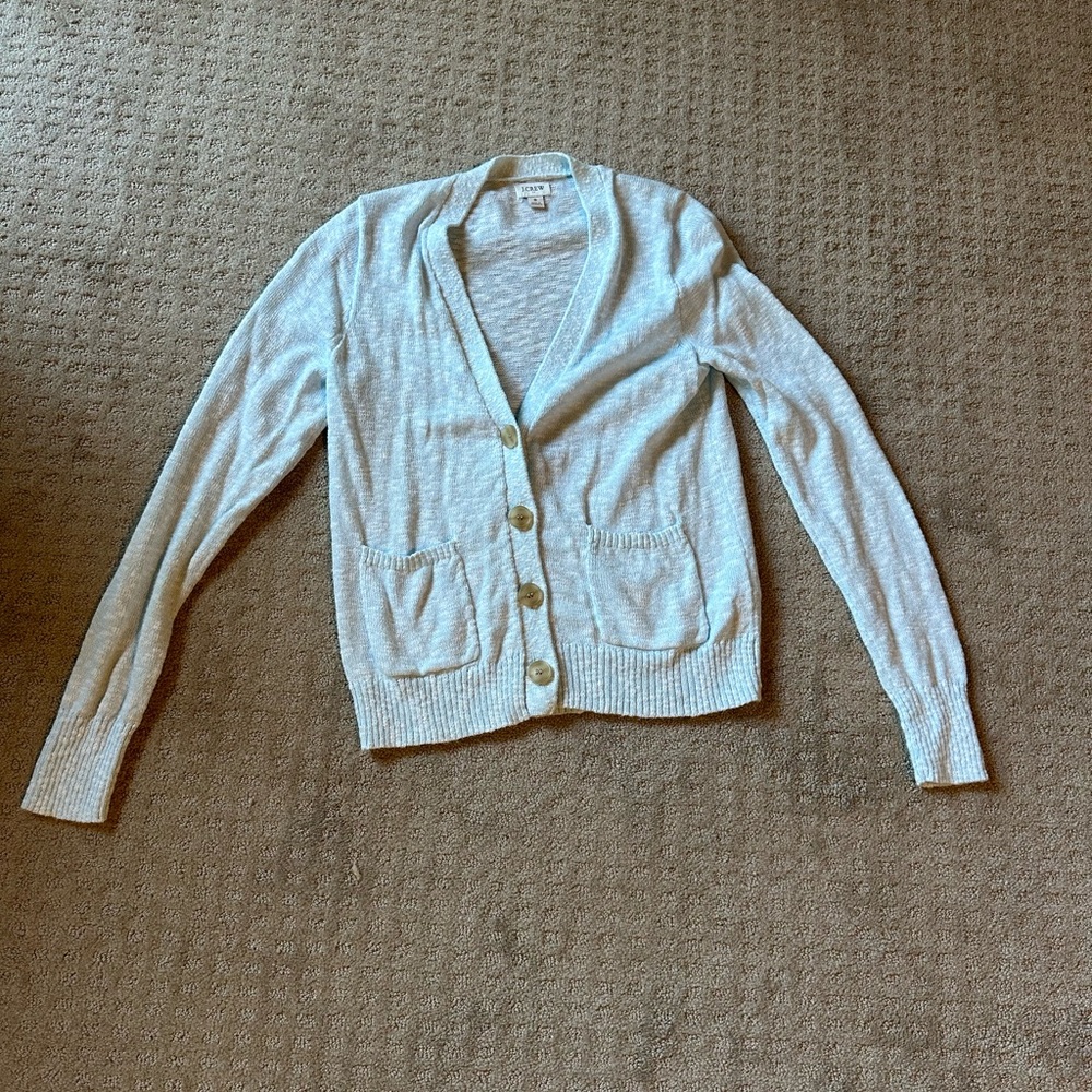 JCrew Beach Button-Up Cardigan
